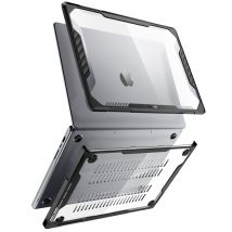 Coque Bumper pour MacBook Pro 14 2023 , 2022 et 2021 Noir transparent