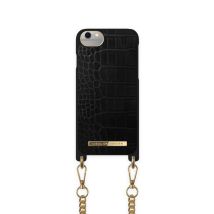 Custodia per iPhone 6/7/8/SE/SE22 Collana Croco Pattern con tracolla - Nuovo