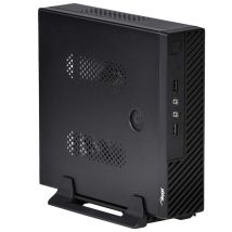 Akyga AK-100-01BK unité centrale Mini Tower Noir 60 W