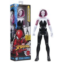 Figurina Ghost-Spider 30 cm Deluxe, Titan Series, giocattoli di supereroi per bambini, Marvel Spider-Man, dai 4 anni - Nuovo
