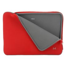 Housse en Néoprène pour Ordinateur Portable 12,5-14'', Pochette Protection PC/Notebook Etui Compatible avec MacBook Air/Pro 13.3'', Rouge/Gris