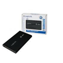 LogiLink UA0041B Boîtier de disques de stockage Noir 2.5 Alimenté par port USB