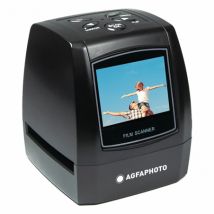 AGFA PHOTO Realiview AFS100 - Scanner digitale per pellicole, negativi da 35mm/135mm e diapositive (10MP, schermo LCD da 2,4 ) - Nero - Nuovo