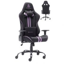 Newskill Kitsune V2 Silla Gaming Tela Transpirable Estructura Acero Negro-Morado