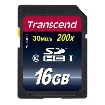Transcend TS16GSDHC10 mémoire flash 16 Go SDHC NAND Classe 10