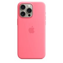 Apple Coque en silicone avec MagSafe pour iPhone 15 Pro Max - Rose Apple iPhone 15 Pro Max