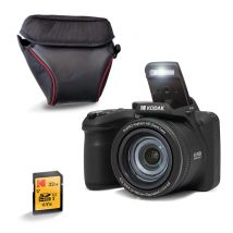KODAK Pixpro AZ405 Appareil Photo Bridge 20MP – Zoom Optique 40X, Grand Angle 24mm, Vidéo Full HD 1080p, Stabilisation OIS, Écran LCD 3 , SD 32GB + 