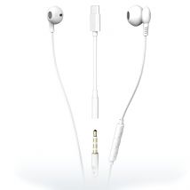 Ryght R483256 écouteur/casque Avec fil Ecouteurs Appels/Musique USB Type-C Blanc