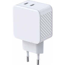 Chargeur 2 USB C 45W Power Delivery GaN Blanc Bigben