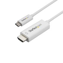 StarTech.com Adaptateur USB-C vers HDMI de 1m - Câble Vidéo USB Type C vers HDMI 2.0 - 4K60Hz - Compatible Thunderbolt 3 - Convertisseur USB-C à HDMI 