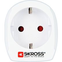 Skross Adaptador de viaje 13A Universal Blanco - Nuevo