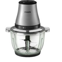 Mini picadora Philips Serie 3000 HR1503/00 2 L, color plata - Nuevo