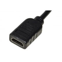 Link Accessori LKADAT20 câble vidéo et adaptateur 0,15 m DisplayPort HDMI Noir