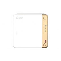 QNAP TS-462-2G Tower Intel Celeron N4505 2GB DDR4 0TB Server di archiviazione NAS QNAP QTS Bianco - Nuovo