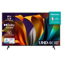 Hisense 65A6N Televisor 165,1 cm (65 ) 4K Ultra HD Smart TV Wifi Negro 300 cd / m² - Nuevo