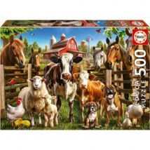 Puzzle 500 pcs Les Malins De La Ferme