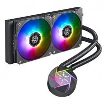 Silverstone VIDA 240 SLIM Boitier PC Kit de refroidissement du liquide 12 cm Noir