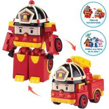 ROBOCAR POLI - VEHÍCULO TRANSFORMABLE ROY bombero - Brazos articulados - Juguete para niños a partir de 3 años - Nuevo