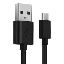 WOW Cable USB A/micro USB 1m - 2.1A Negro - Nuevo