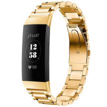 imoshion Bracelet en acier pour Fitbit Charge 3 / 4 - Doré