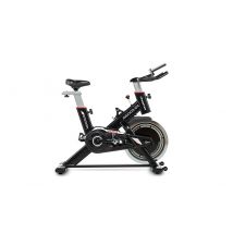 Velo d'appartement INDOOR-24 avec Volant d'inertie de 24kg, Ecran LCD, 4 capteurs cardiaques intégrés au guidon, selle ergonomique .