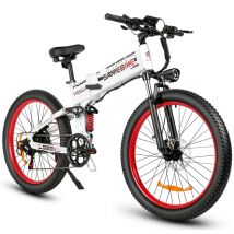Bicicleta eléctrica plegable SAMEBIKE LO26 Plus de 26 con batería de 48 V, 15 Ah y 1000 W - Nuevo