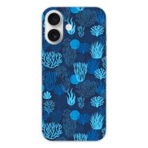 Funda de silicona - Compatible con Apple iPhone 17 - diseño corail bleu - Nuevo