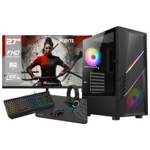 PC Completo AMD Ryzen 7 5700G, 32GB DDR4, 2TB NVMe, Radeon RX Vega 7, Windows 11, WIFI + Monitor 27 + Pack combo - Nuevo