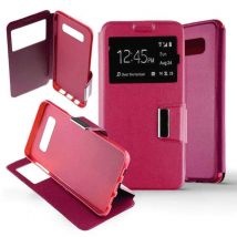 Funda Folio rosa compatible con Samsung Galaxy S10 - Nuevo