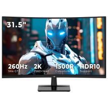TITAN ARMY C32C1S Moniteur Gaming 32 1500R 2K 260Hz