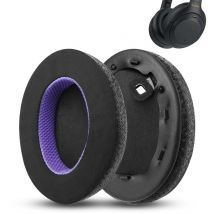 Coussinets de remplacement pour casque Sony WH-1000XM4 - Noir/Violet