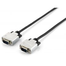 Equip 118861 cable VGA 3 m VGA (D-Sub) Negro, Plata - Nuevo