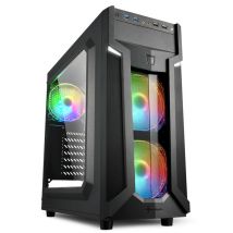 Sharkoon VG6-W RGB Midi Tower Nero - Nuovo