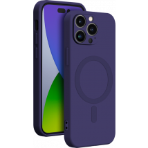 BigBen Connected Funda de silicona compatible con MagSafe para iPhone 14 Pro Violeta - Nuevo