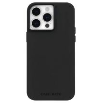 Coque pour iPhone 15 Pro Max Compatible MagSafe en Silicone Noir