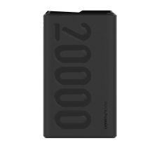 RealPower PB-20000PD+ 20000 mAh Nero (RealPower PB-20000PD+ 20000 mAh Sort) - Nuovo