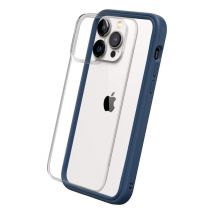 RhinoShield Coque Compatible avec [iPhone 15 Pro] Mod NX - Protection Fine Personnalisable avec Technologie d'absorption des Chocs [sans BPA] - Bleu 