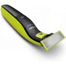 Tondeuse a barbe - PHILIPS - Oneblade QP2724/10 - 3 attaches (1 / 3 / 5 mm) incluses – sans fil rechargeable - Vert / Noir