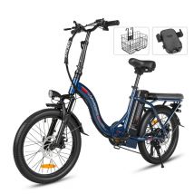 Bicicleta eléctrica plegable SAMEBIKE CY20, bicicleta eléctrica de 20'' para adultos, motor de 350 W, batería de 36 V 12 Ah - Nuevo