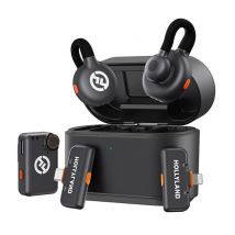 Microfono Lavalier HOLLYLAND Lark M2S Ultimate Kit - Suono Chiaro, Leggero e Discreto - Nuovo