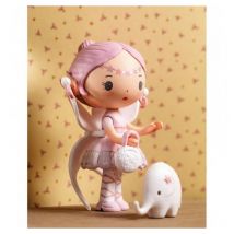 Figurine Tinyly Elfe avec Bolero - Personnage Articulé pour Enfants