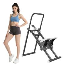 Stepper Formill QK7906, manubrio e pedali regolabili su 3 livelli, attrezzo per arrampicata verticale pieghevole con display a LED - nero - Nuovo