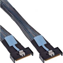InLine 27661B cavo Serial Attached SCSI (SAS) 0,75 m 24 Gbit/s Nero, Blu, Grigio - Nuovo
