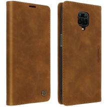 Funda Xiaomi Redmi Note 9S / 9 Pro / 9 Pro Max Cartera F. Soporte – Marrón - Nuevo