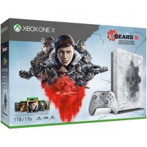 Microsoft Xbox One X 1TB, Gears 5 Edición Limitada 1000 GB Wifi Gris, Blanco- Reacondicionado - Muy buen estado