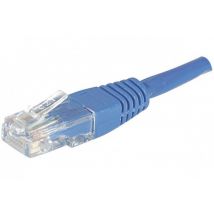 EXC Patch RJ45 cat.5e U/UTP Blue 3m câble de réseau Bleu Cat5e U/UTP (UTP)