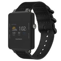 Bracelet de montre en nylon pour Garmin Vivoactive Acétate Black