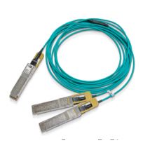 Nvidia MFS1S50-H020V Cable de fibra óptica e InfiniBand 20 m QSFP56 2x QSFP56 Azul - Nuevo