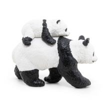 Panda y su bebé de peluche - Papo: A Cuddly Duo - Nuevo