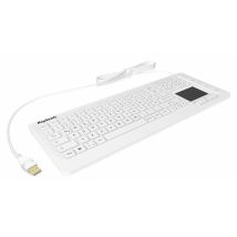 KeySonic KSK-6231 INEL (DE) blanco teclado Industrial USB QWERTZ Alemán Blanco - Nuevo
